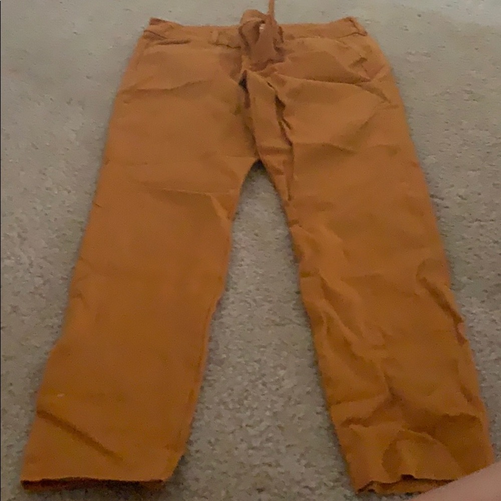 Mustard pants